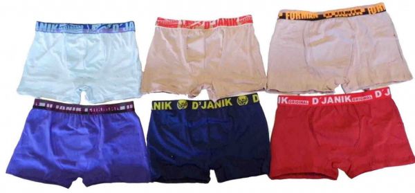 Cueca Box Em Cotton Adulto (Lote 12 Und)