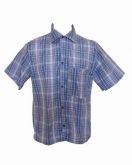 Camisa Social Listrada Masculina PMG (Lote 10 Und)